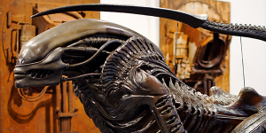 Creature from David Fincher's Alien 3, by H.R. Giger