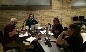 The crew of the Nerdstalking podcast, circa 2015